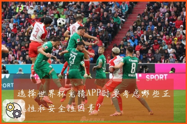 选择世界杯竞猜APP时要考虑哪些正规性和安全性因素？