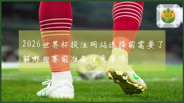 2026世界杯投注网站选择前需要了解哪些赛前准备注意事项